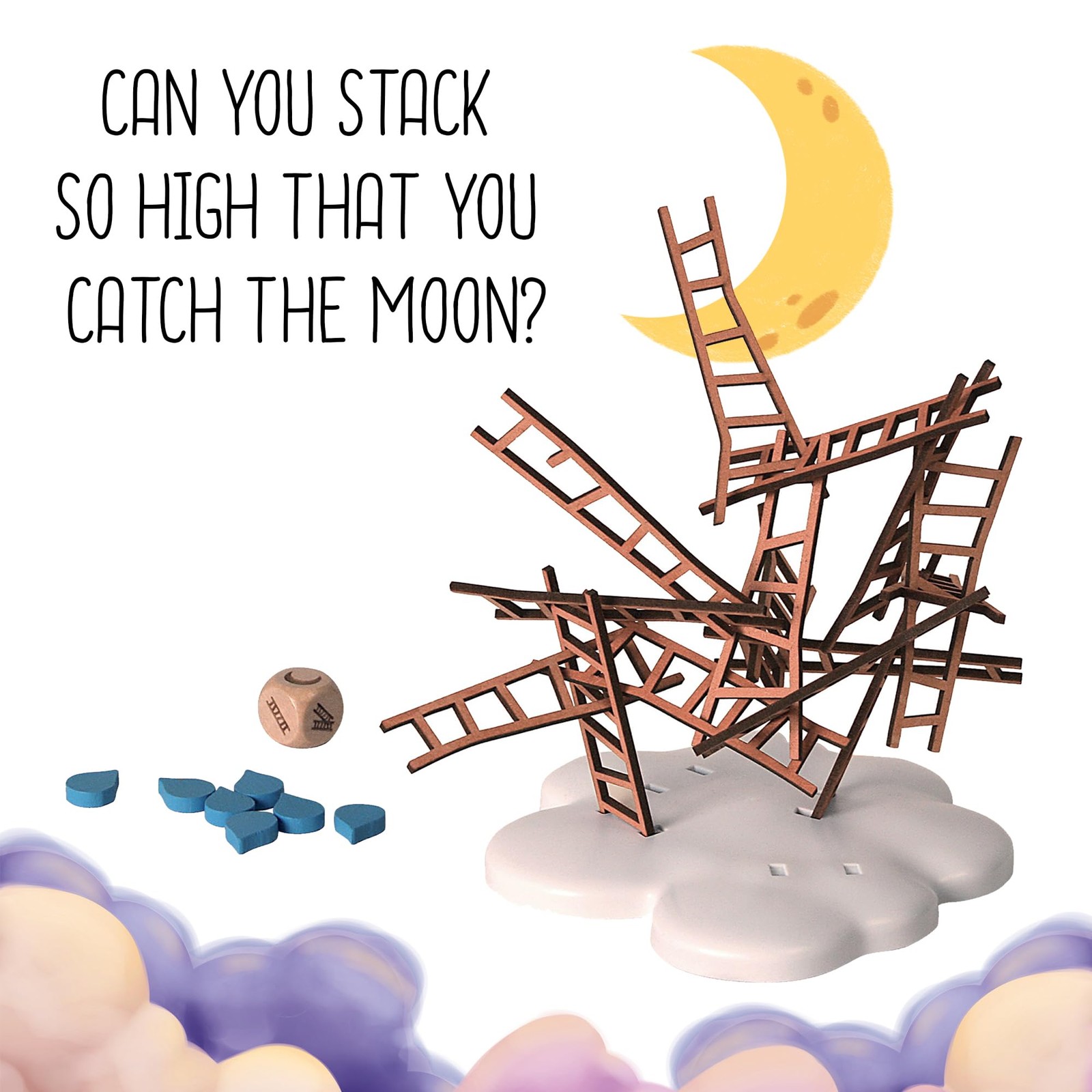 Catch The Moon | Dexterity Stacking Board Game for 1 to 6 Players | Beautiful…