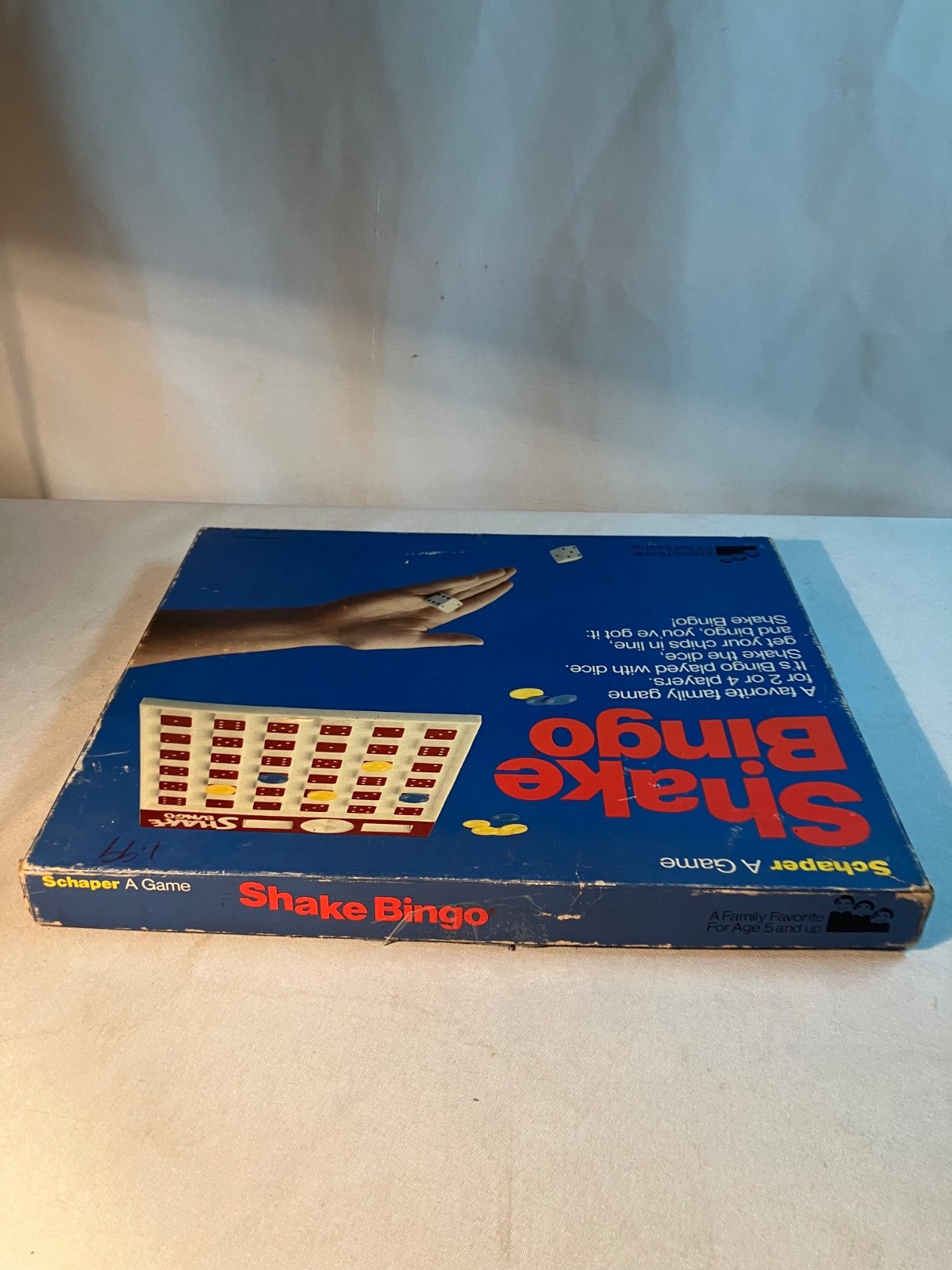 Vintage 1977 SHAKE BINGO Game COMPLETE Schaper Age 5 and up Family Favorite Game
