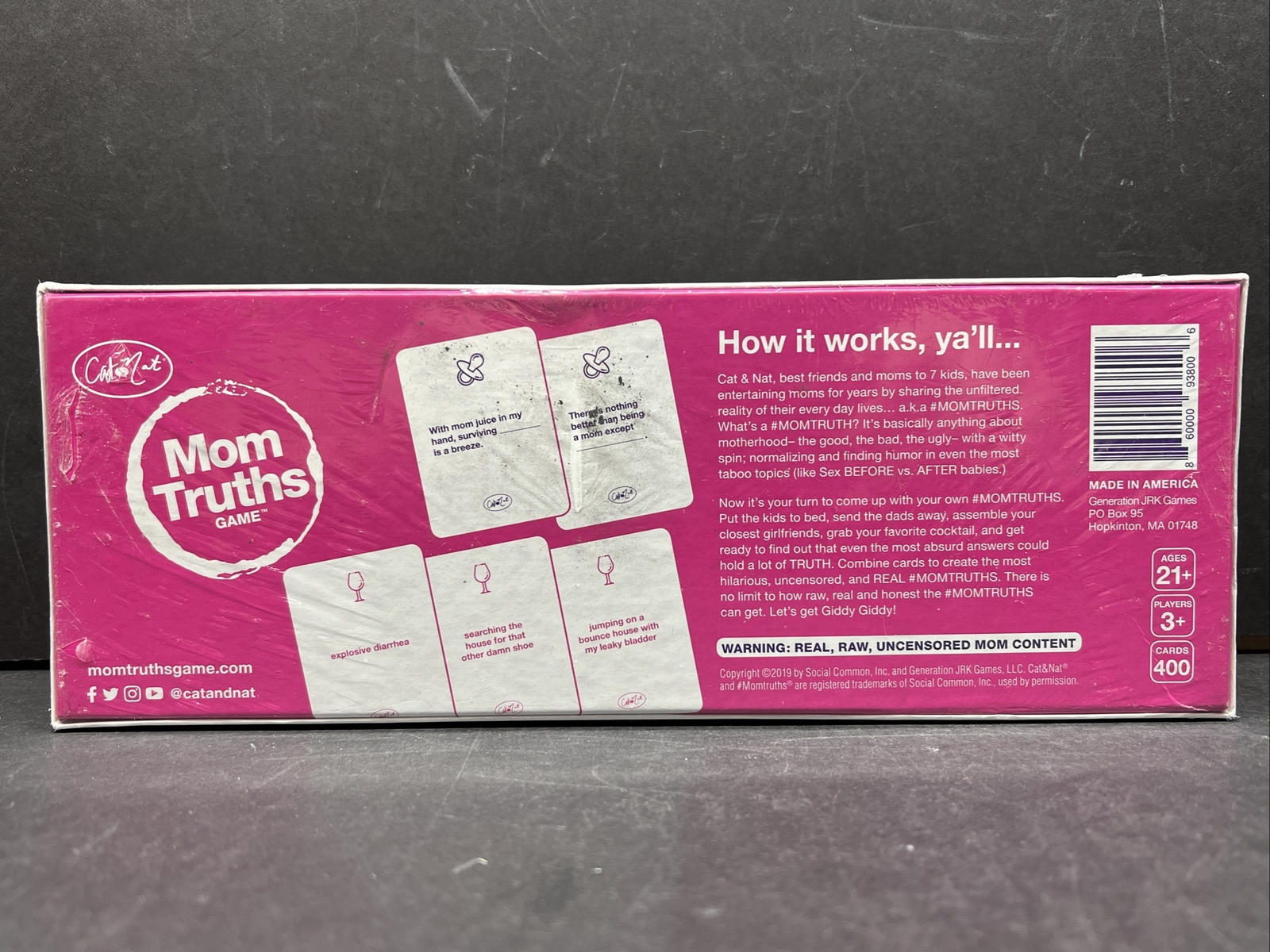 Mom Truths Party Game – The Only Raw and Uncensored Party Card Game – Sealed!