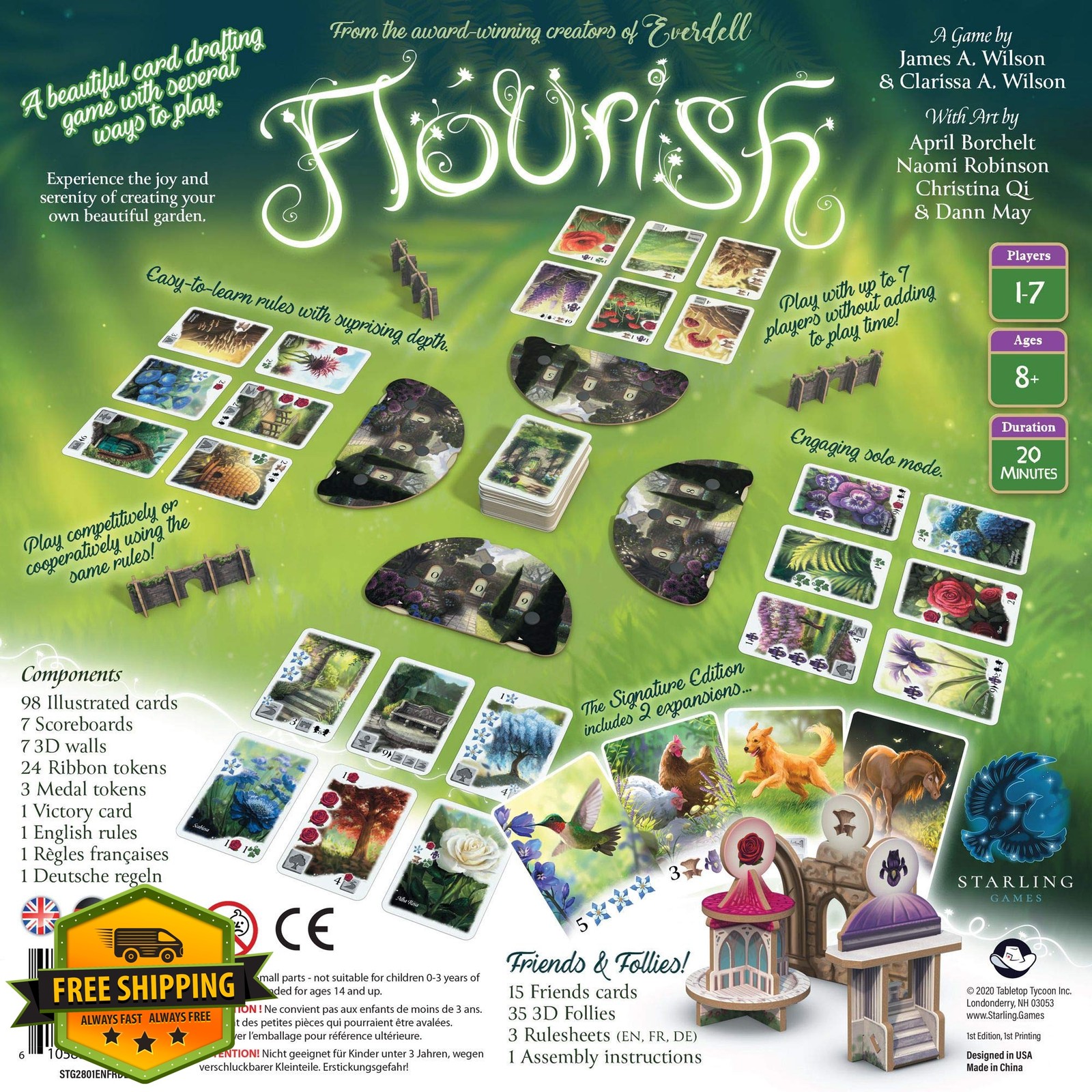 Starling Games Flourish Signature Edition Board Game