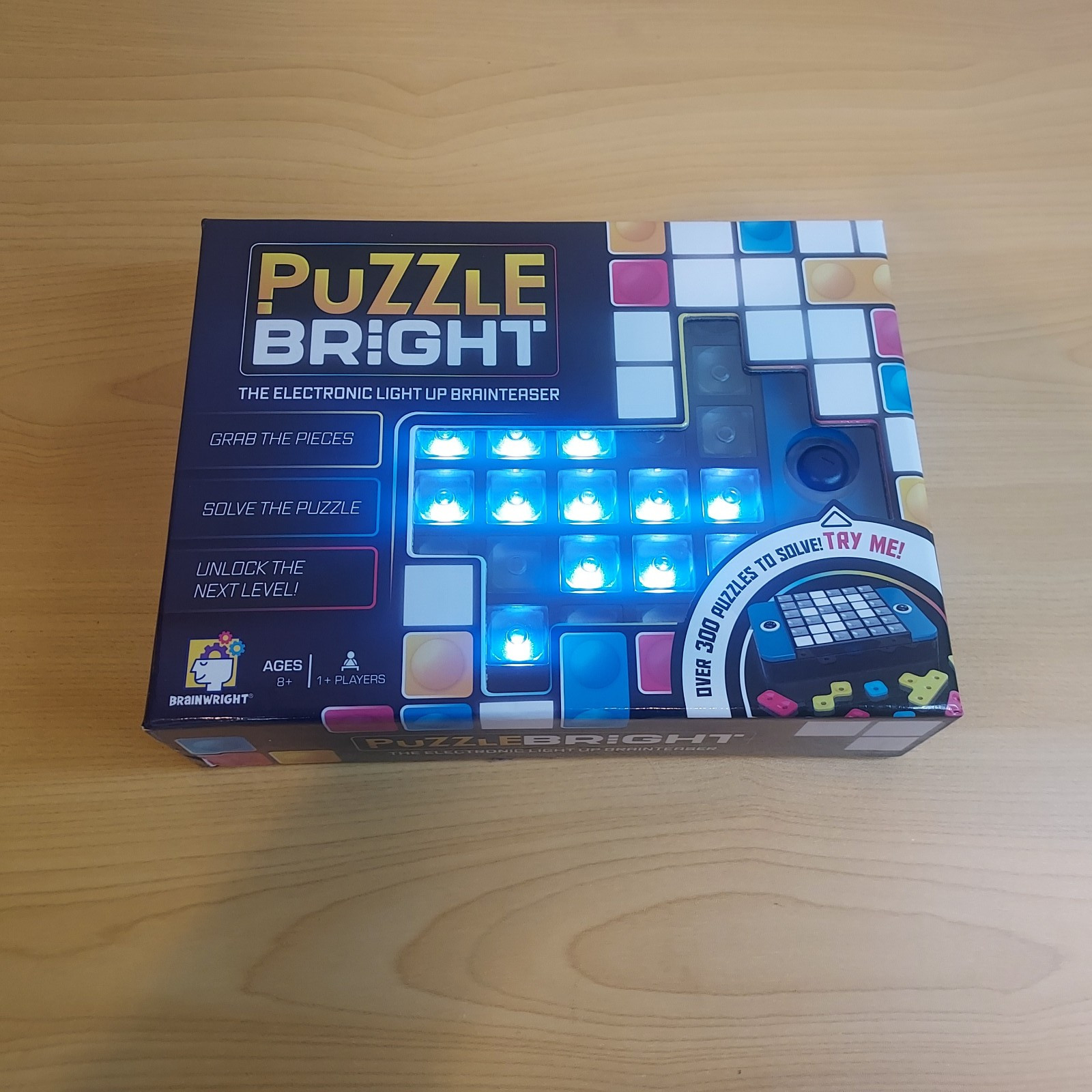 Brainwright Puzzle Bright Electronic Light Up Brainteaser Tested Works Complete