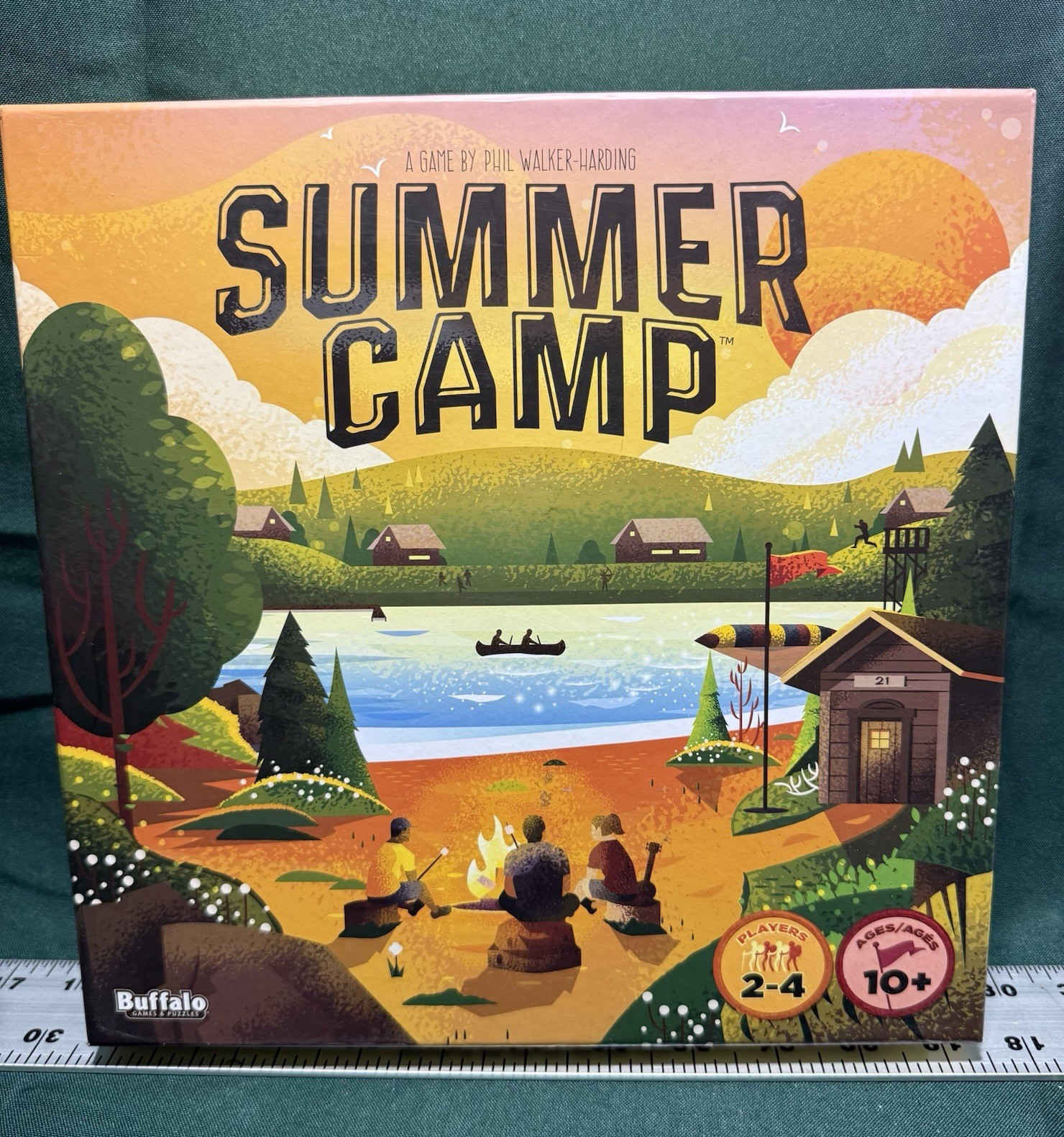 Summer Camp Board Game – Complete – NEW – Buffalo Games – Ships Free – Summer