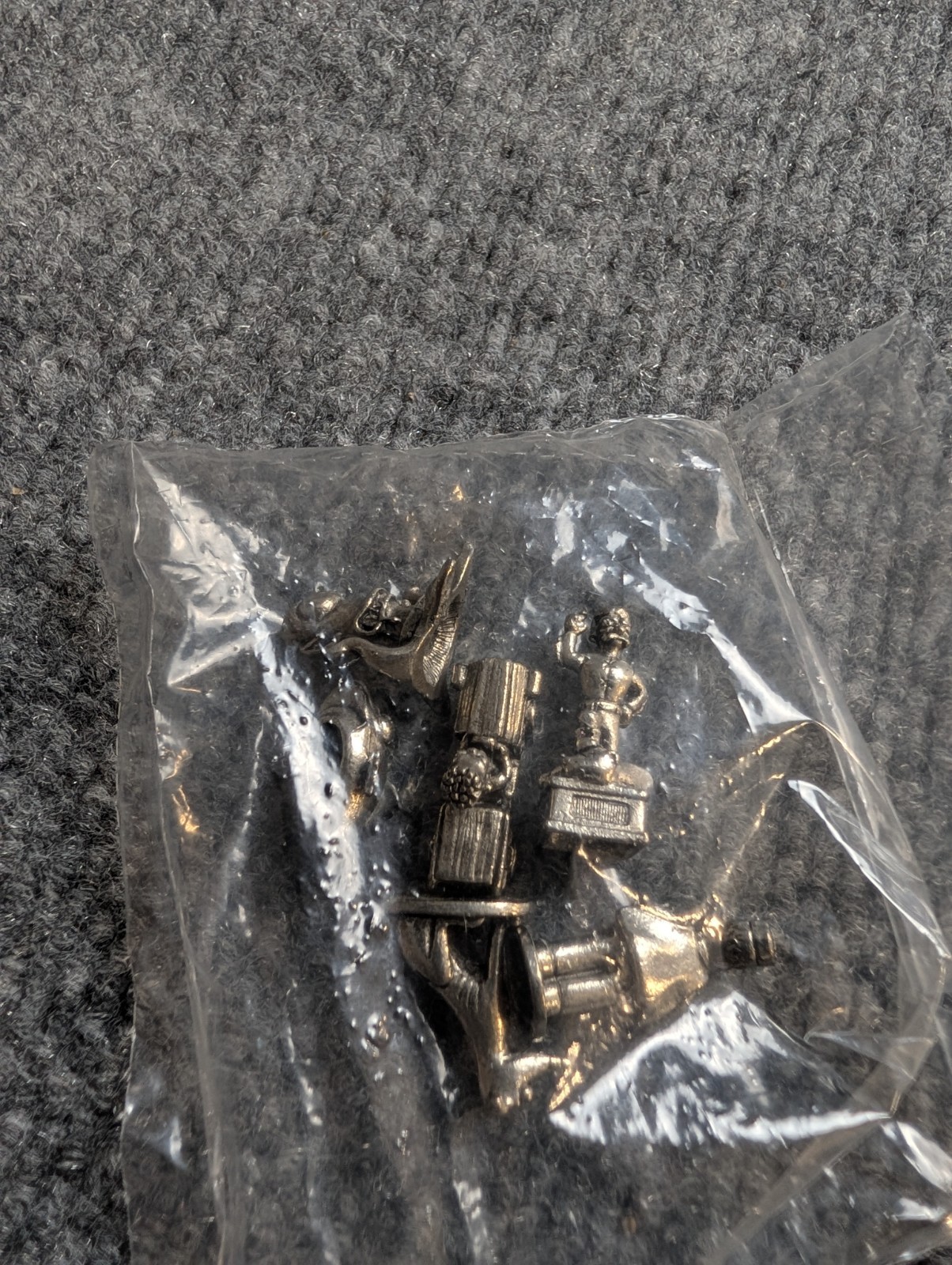 MONOPOLY THE SIMPSONS Game Replacement Parts, Set of 6 Pewter Tokens ONLY NEW