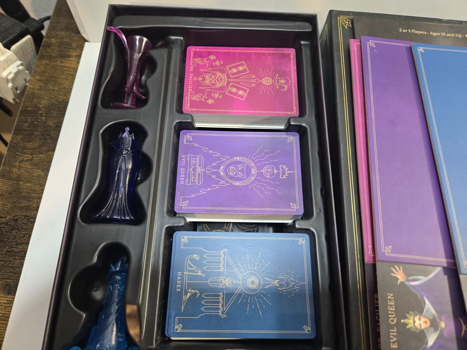Disney Villainous Wicked to The Core Game Open Box Complete