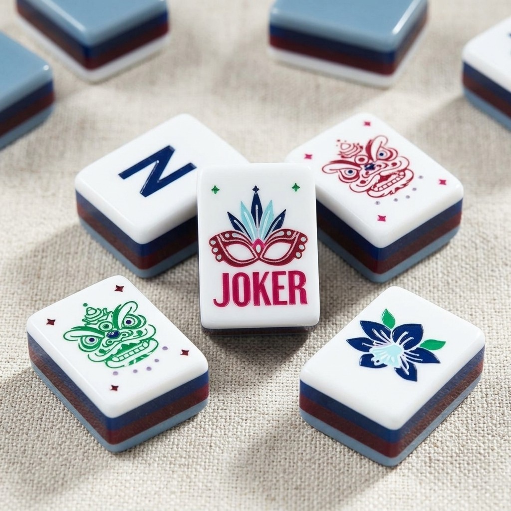 160 American Mahjong Tiles 4-Layer Acrylic Gray Theme Engraved Set fast ship