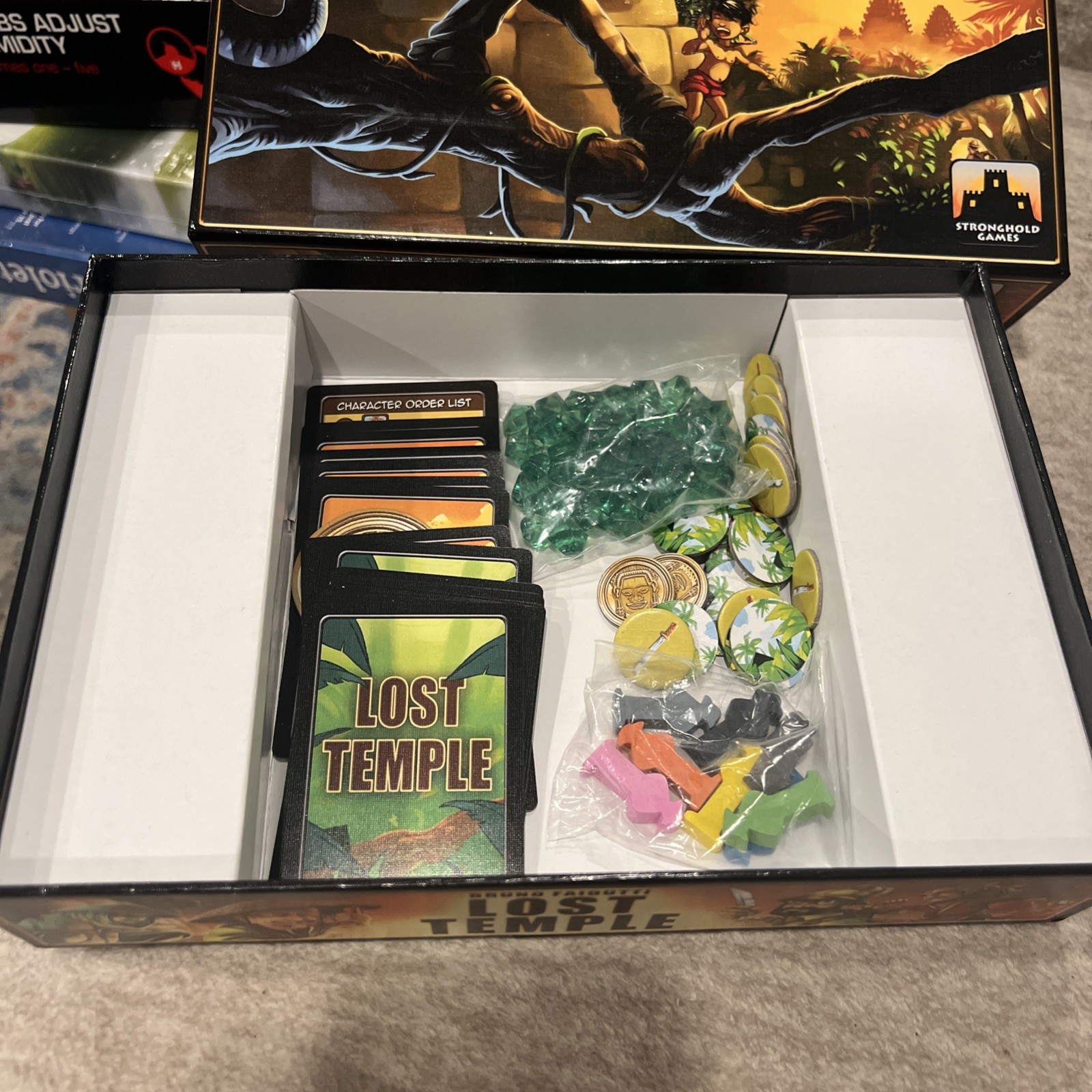 Lost Temple board game excellent condition Ages10+2-8Players By Stronghold Games