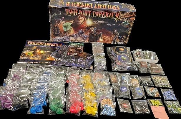TWILIGHT IMPERIUM FFG Board Games Game Sci-Fi Galactic 3rd Ed Fantasy pre-owned