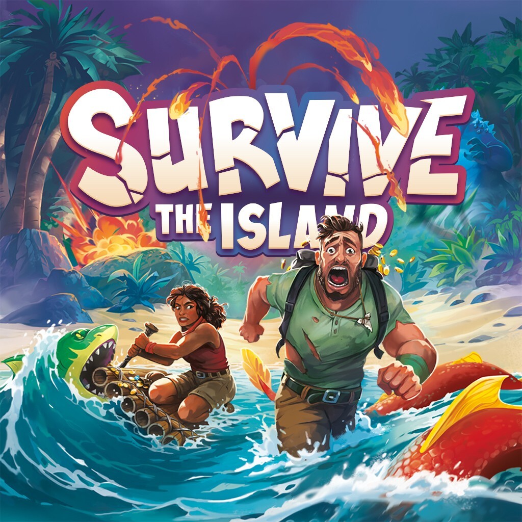 Survive The Island Board Game Zygomatic ZYGSTI01US Tile Family Escape
