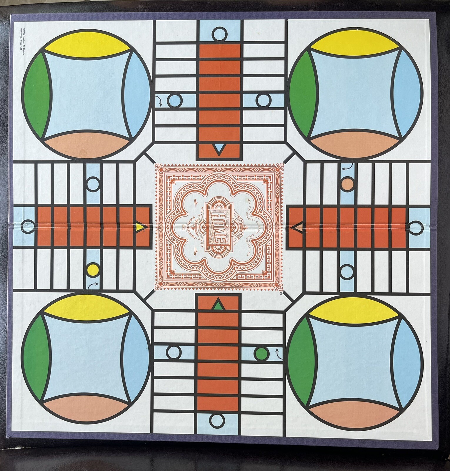 Vintage Parcheesi Board Game 1999 New Old Stock Wood Pawns 032244040375 Complete