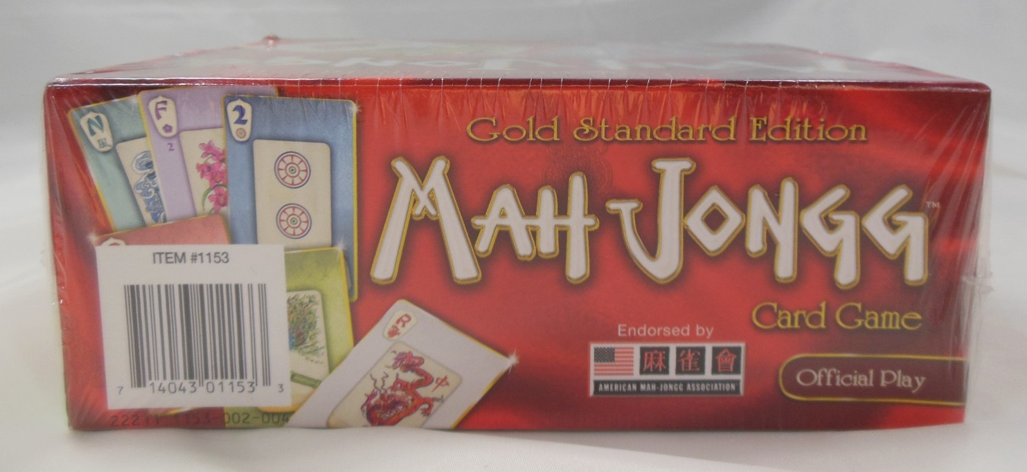 Mah Jongg Card Game Gold Standard Edition Official Play NEW SEALED