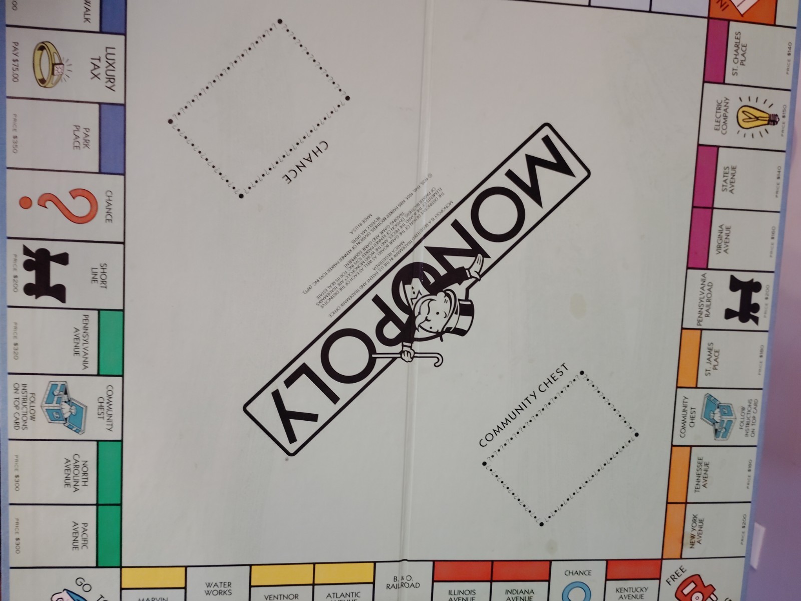 Vintage 1985 Monopoly Board Game Parker Brothers No 0009