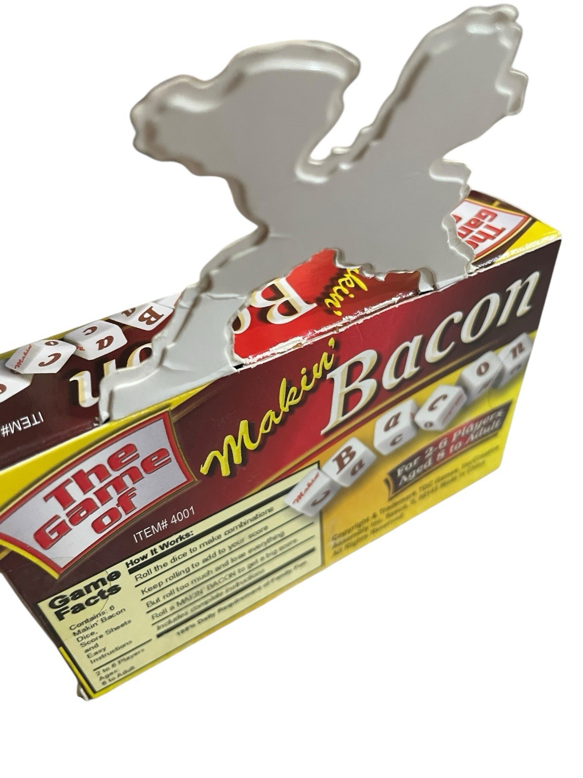 NEW Makin Bacon TDC Games Family Game Night Dice Game 2-6 Players Ages 8+