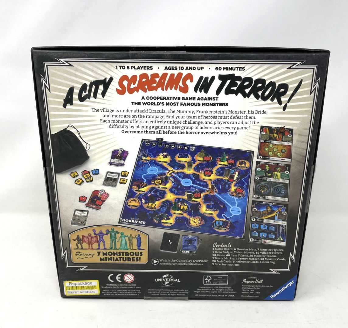 Horrified Universal Monsters Strategy Board Game 60001836 Ravensburger