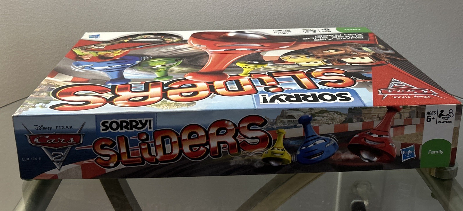 SORRY SLIDERS Disney Pixar CARS 2 Edition Game 2011 Hasbro COMPLETE