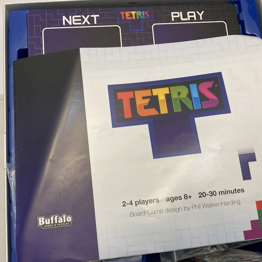 TETRIS Head-to-Head Strategy Family Board Game 2 to 4 Players, Ages 8+