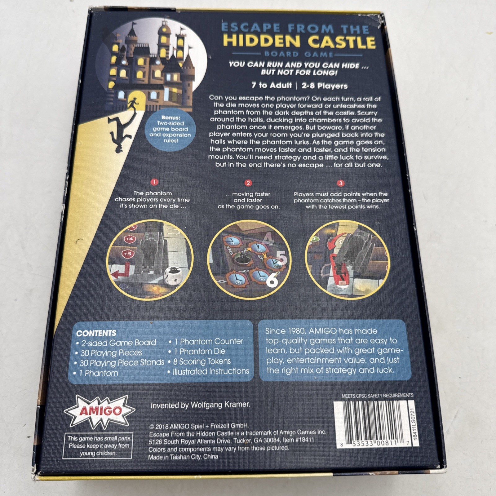 Escape From The Hidden Castle Amigo Board Games OPEN BOX NOB Wolfgang Kramer