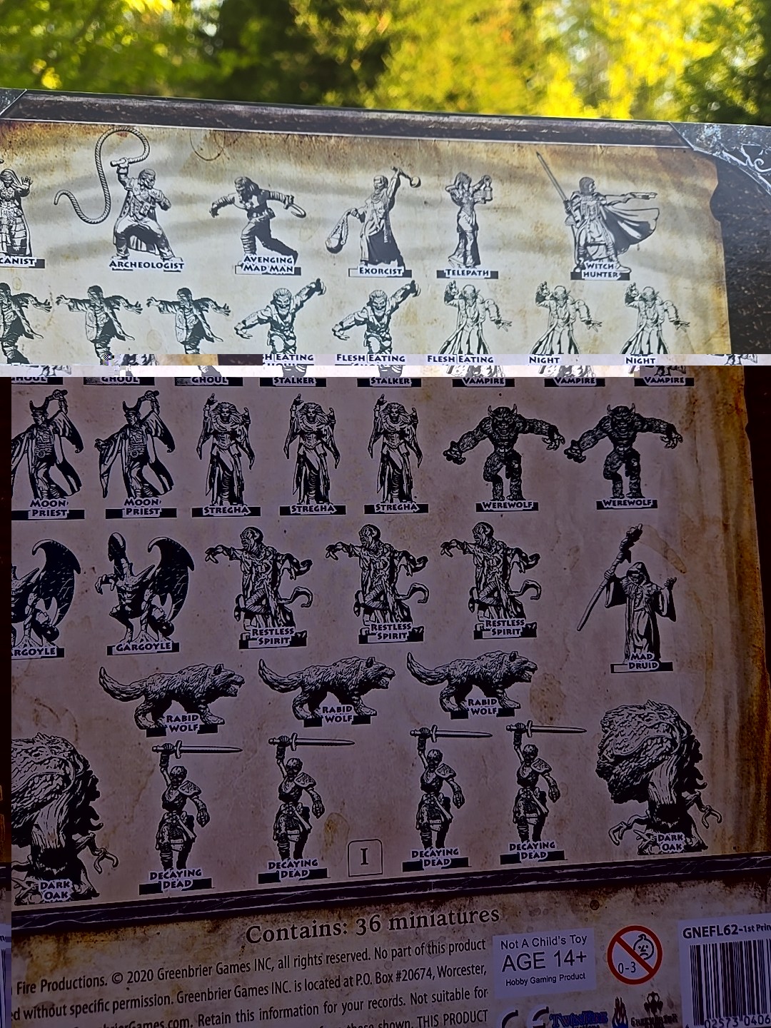 Folklore The Affliction Core Set Miniature Bestiary Volume I, 36 figures