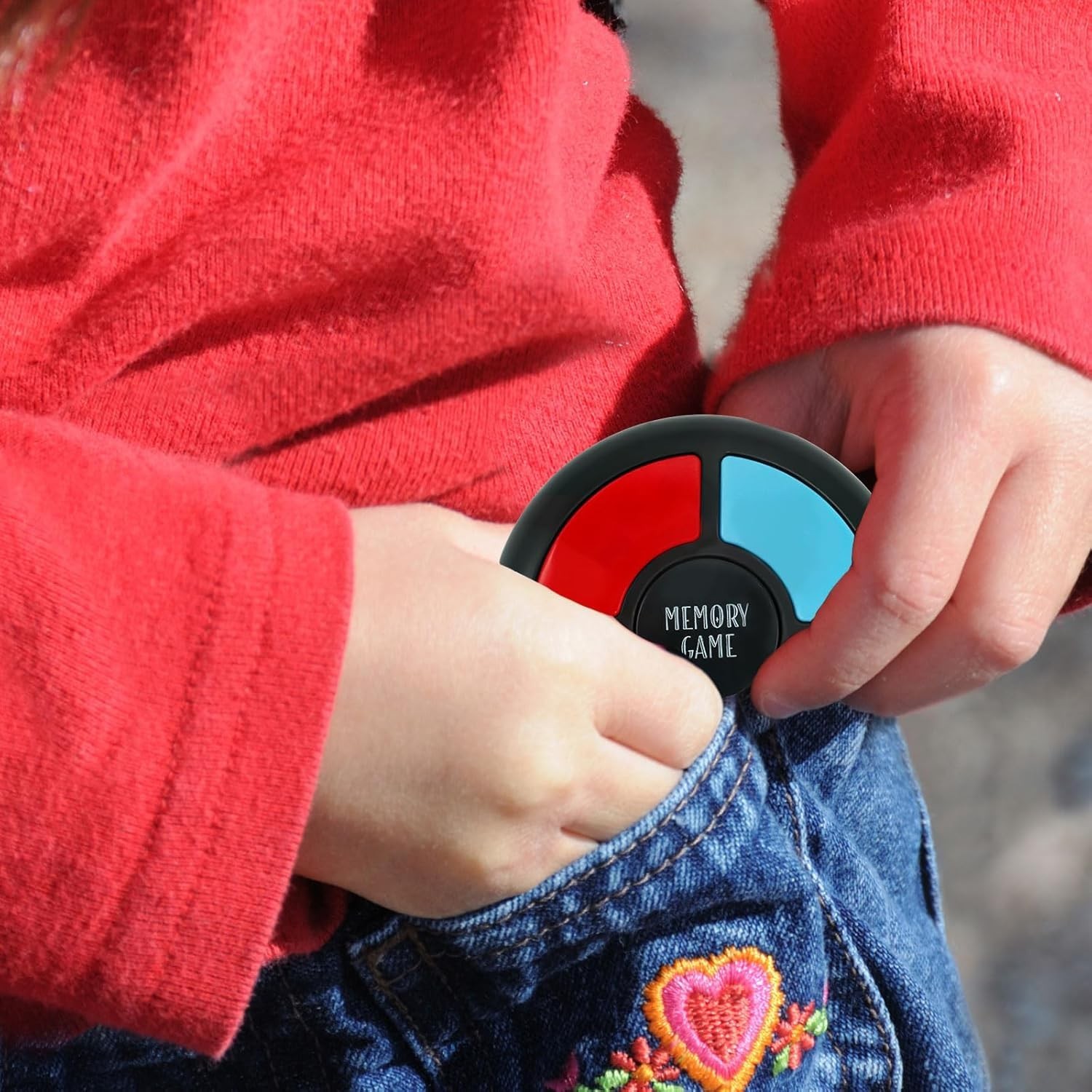 Interactive Handheld Memory Game with Lights – Perfect for Kids Travel