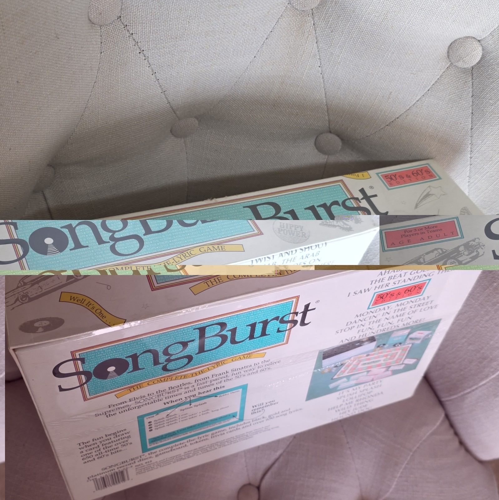 SONG BURST Complete The Lyric Game 50’s & 60’s Edition From 1990 NEW/SEALED