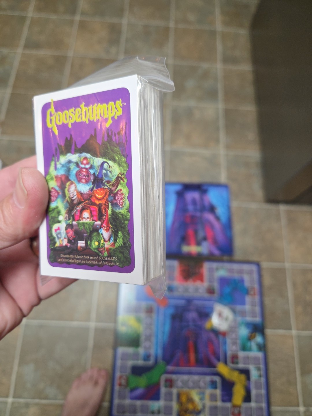 Goosebumps Race to Dead House Board Game R. L. Stine Complete/Excellent