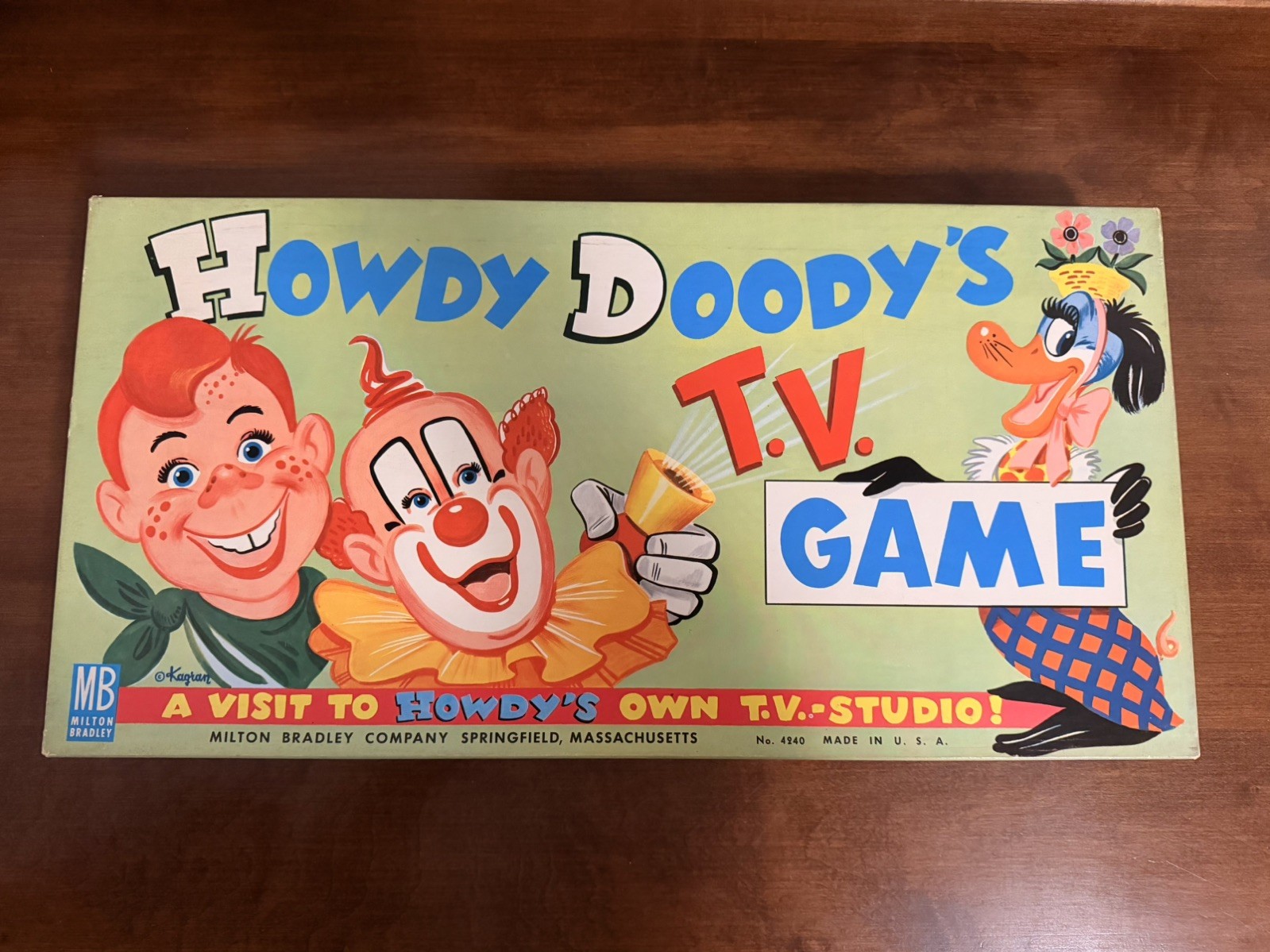 Vintage 1950s Howdy Doody’s TV Game Milton Bradley Board Game # 4240