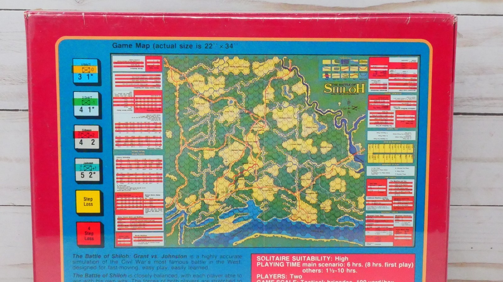 West End Games, The Battle of Shiloh Grant vs Johnston April 6-7 1862, Sealed