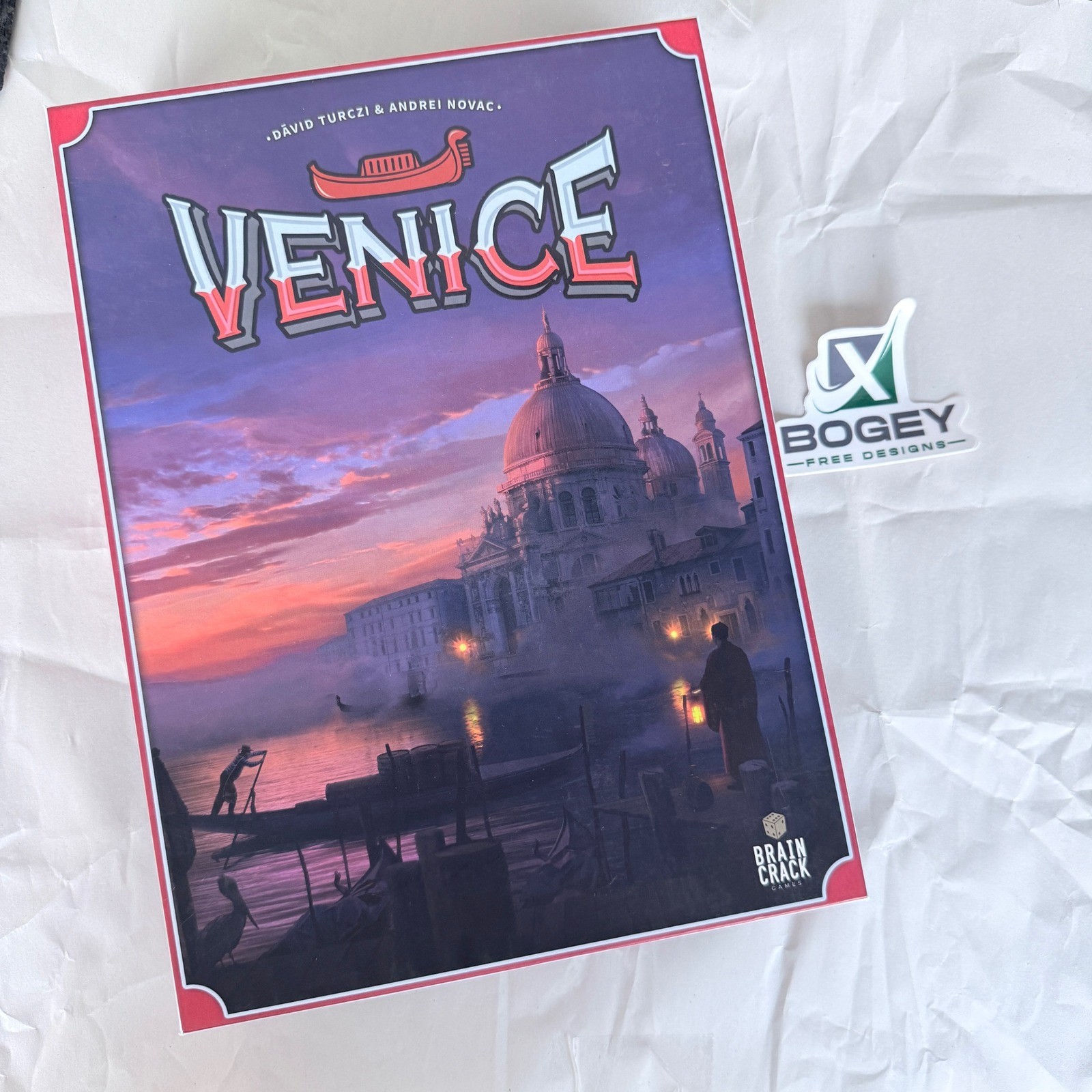 Venice Board Game by Brain Crack Games Strategy Euro Game 1-5 Players Complete
