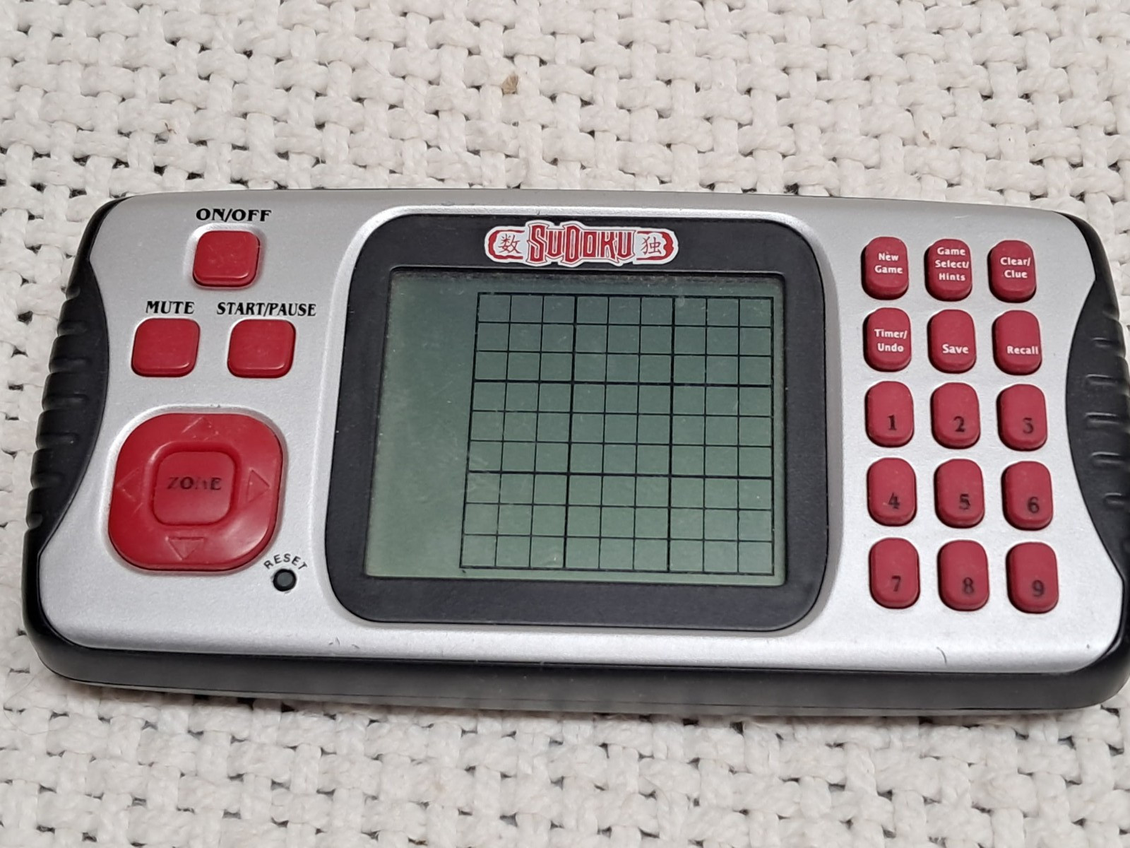 Excalibur Electronic SuDoku Puzzle Handheld Travel Game with new batteries