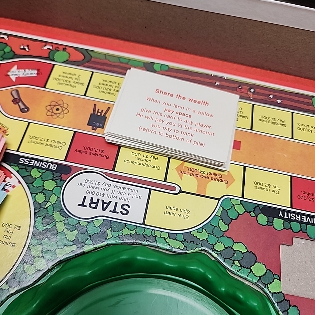 Vintage 1985 – THE GAME OF LIFE Board Game by Milton Bradley – 100% COMPLETE!