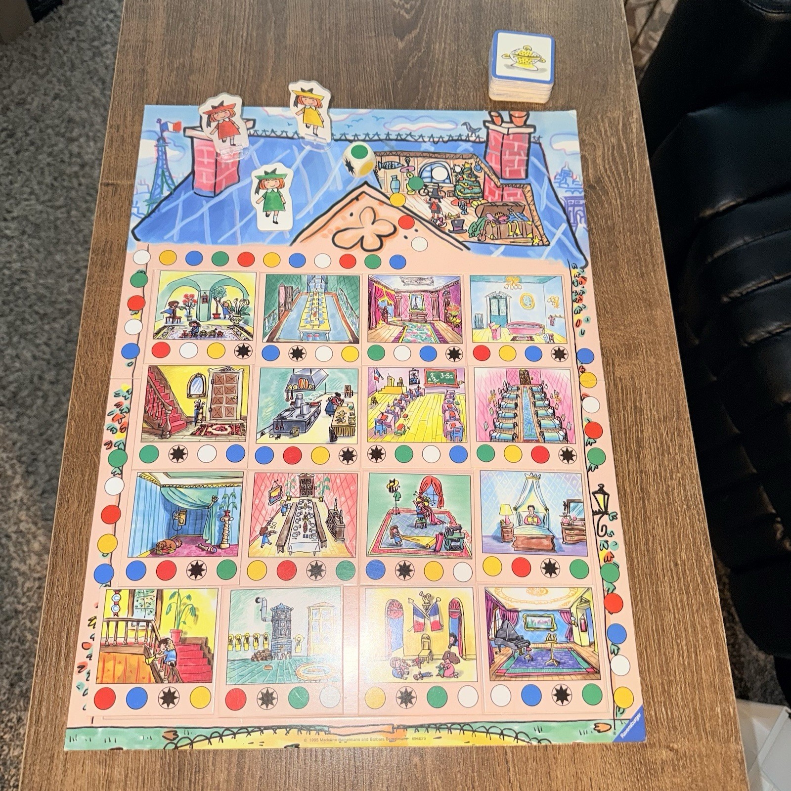 Ravensburger Madeline’s House Vintage 1995 Board Game Made In Germany Incomplete