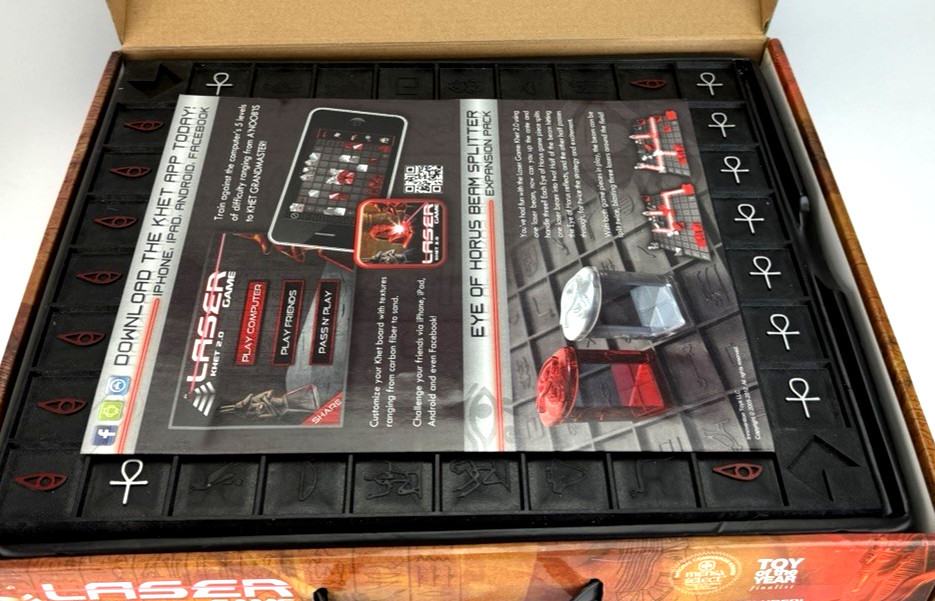 Laser Khet 2.0 Game Strategy 2010 Innovention Toys TESTED 100% Complete