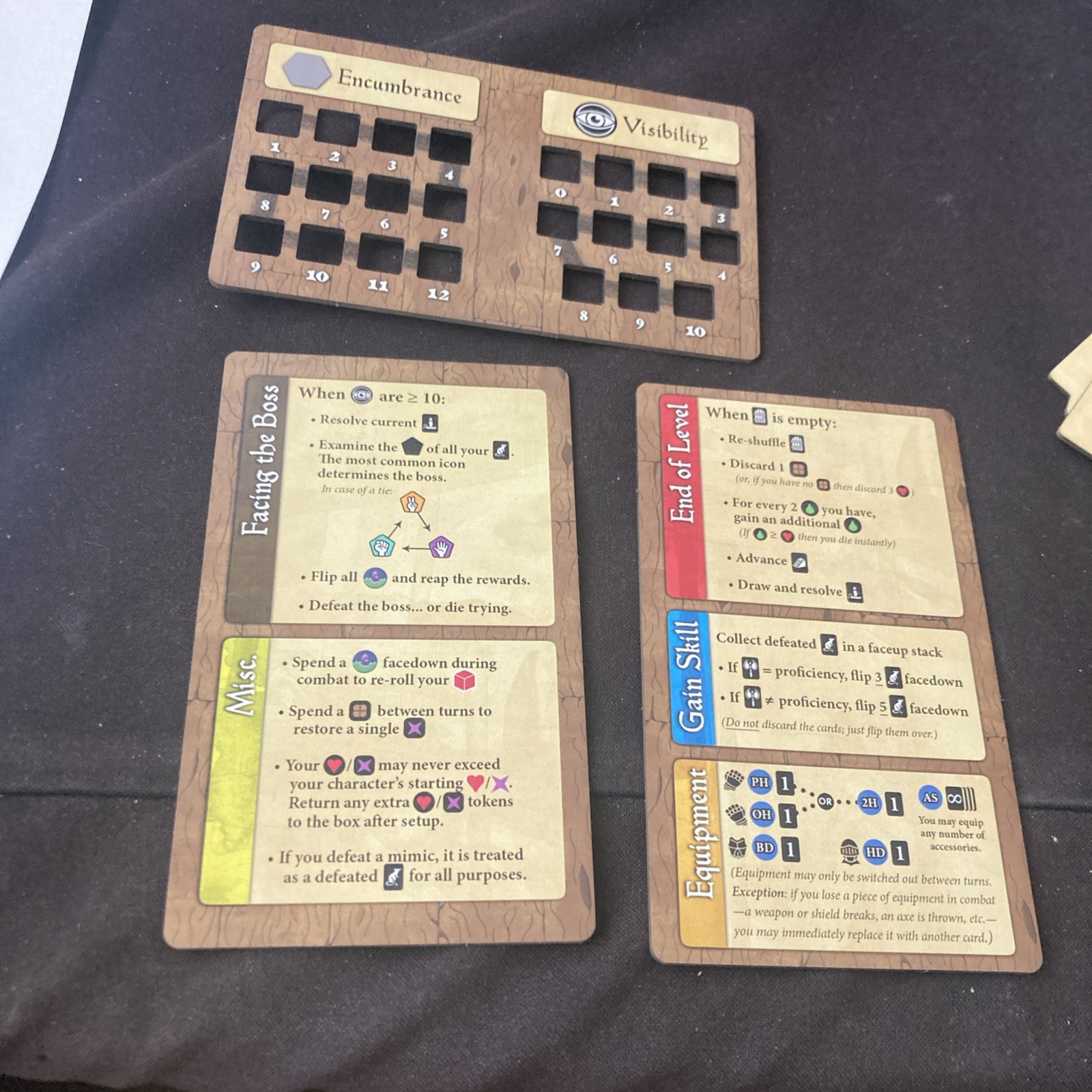 Iron Helm Board Game Wooden Accessories Miniatures