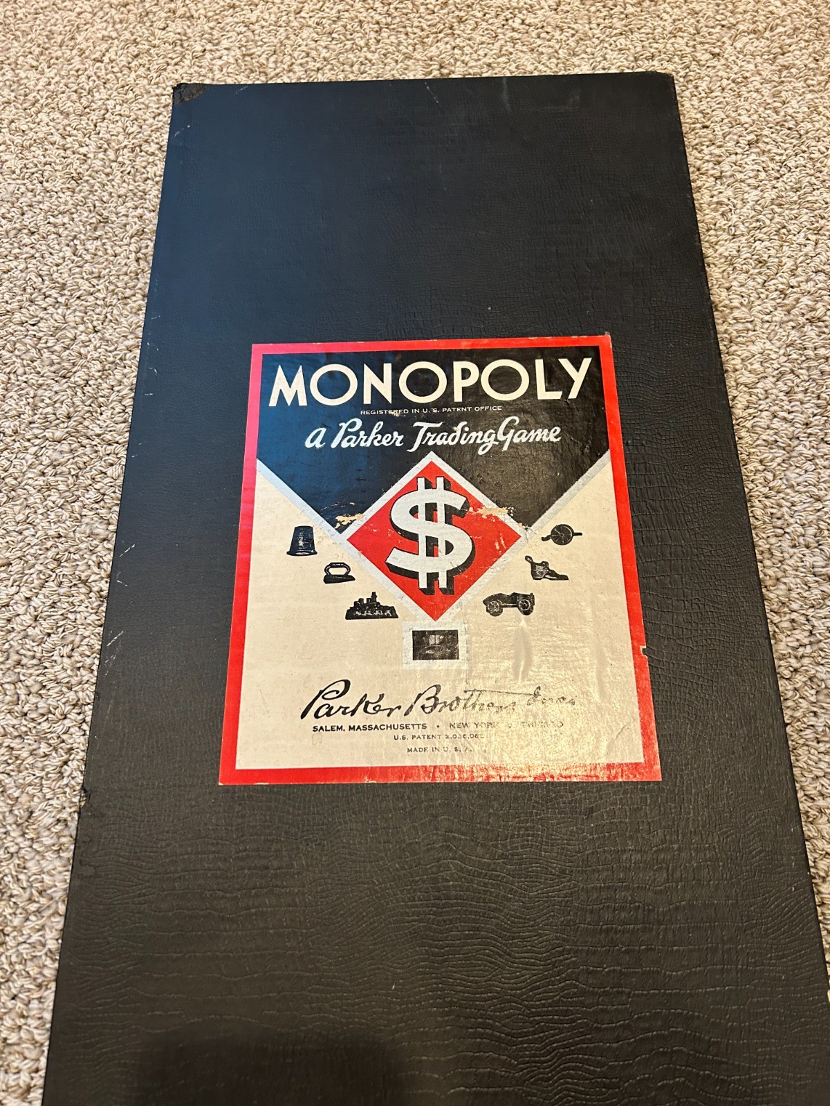 1946 Parker Brothers Monopoly Game and Board – See Description