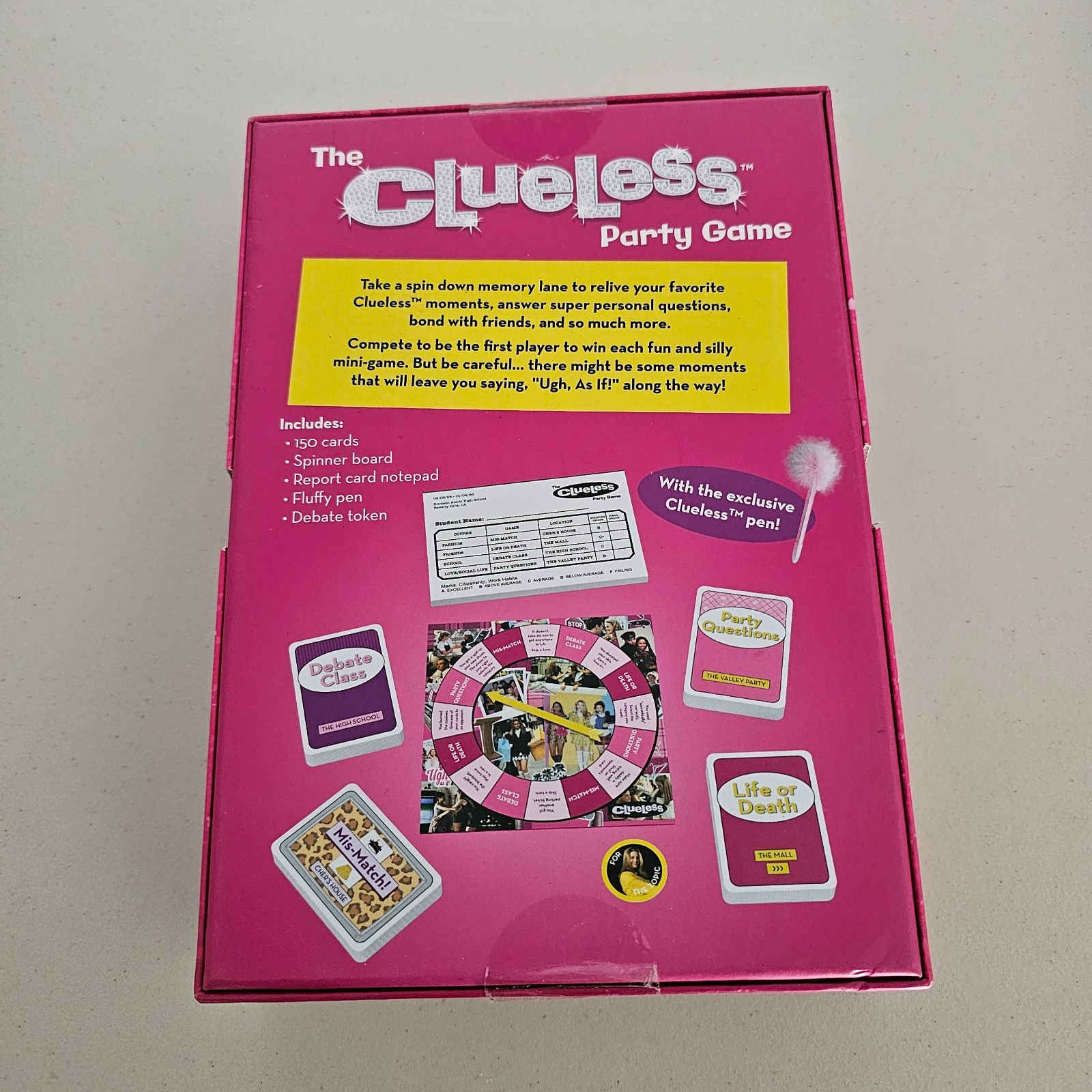The Clueless Movie Party Game Still Sealed Brand New ~ 3-6 Players, Easter Fun!