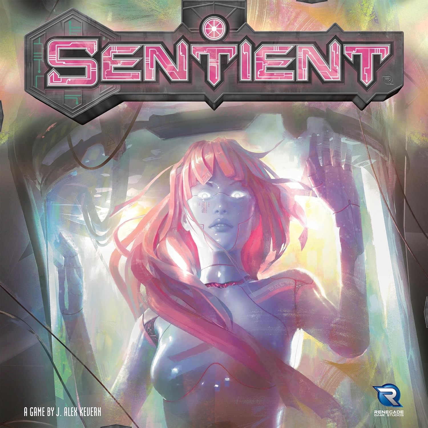 Renegade Games: Sentient – Revised Edition Tech Revolution Board Game, New Solo