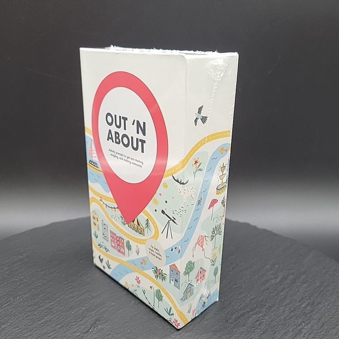 OUT ‘N ABOUT Travel Activity Prompts Card Deck for Family Road Trips Couples