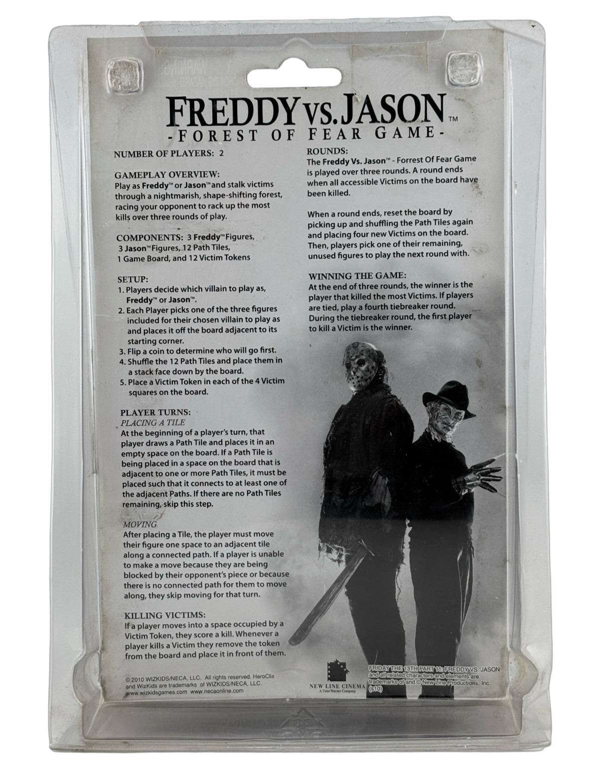2010 Wizkids NECA Freddy vs Jason Forest of Fear Game Miniatures Brand New