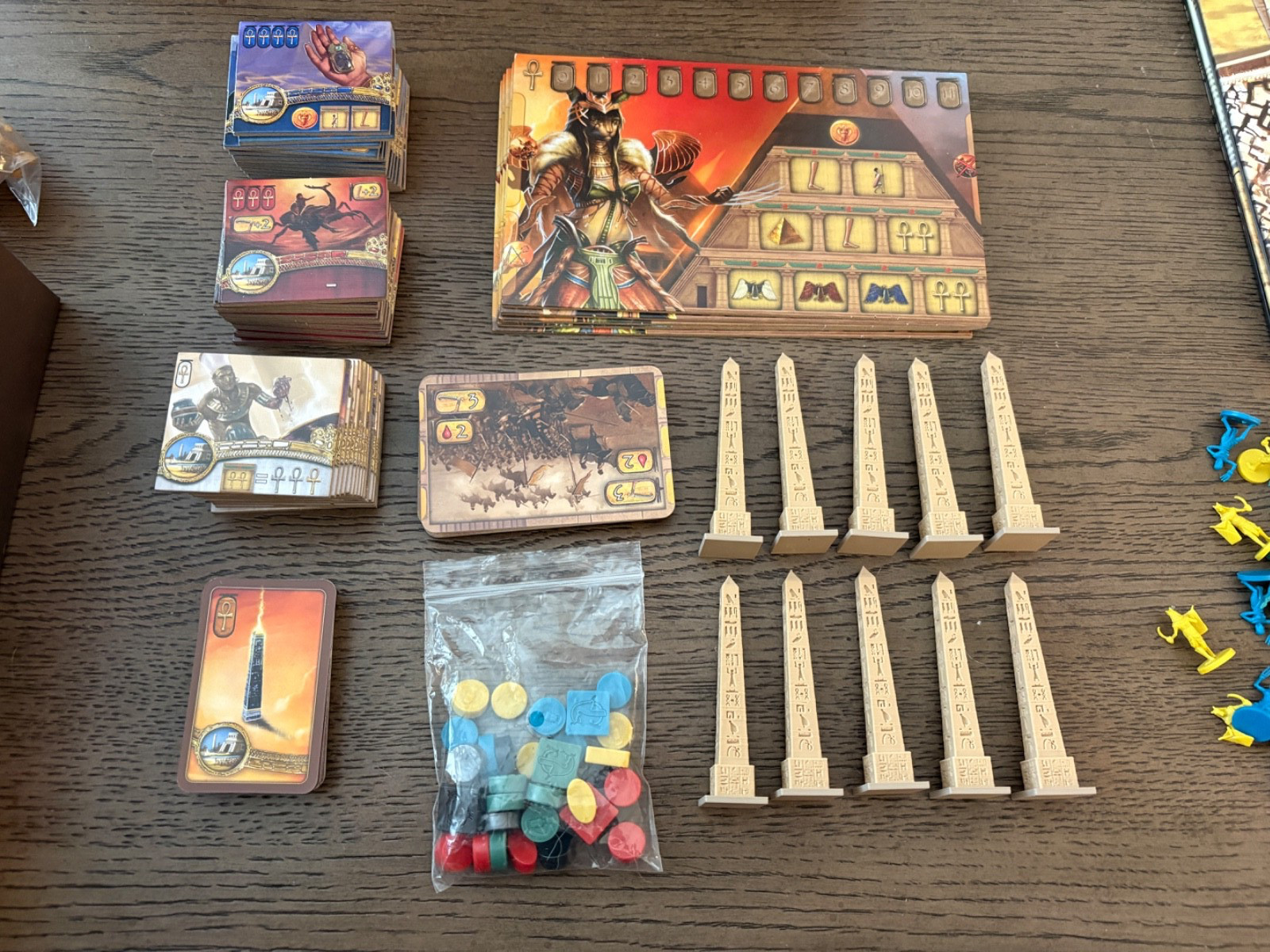 Kemet Board Game (2015) with 3D Obelisks – 100% Complete, Played Only Once