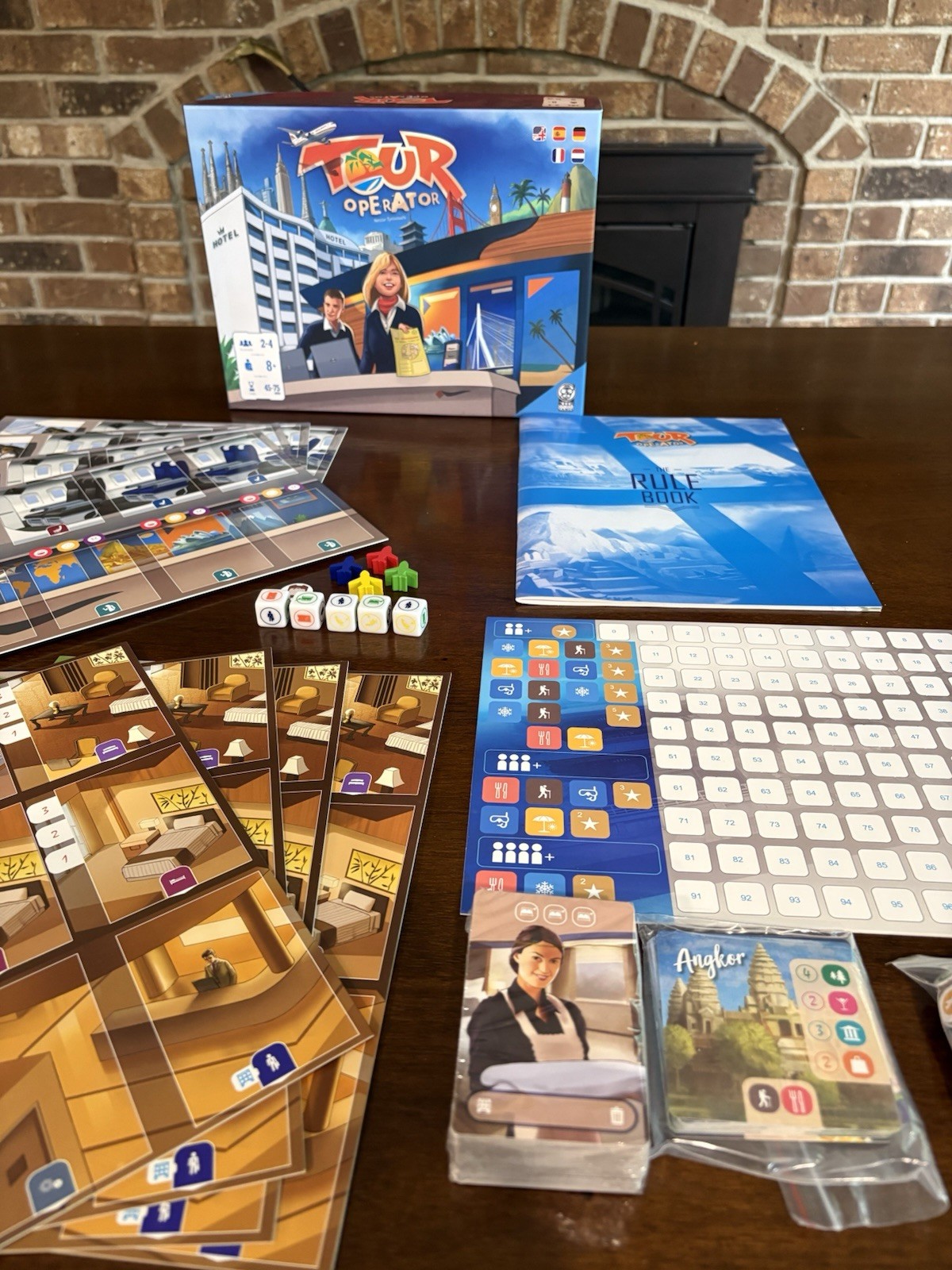Tour Operator Board Game NEW! Open Box Keep Exploring Games Sealed Pieces
