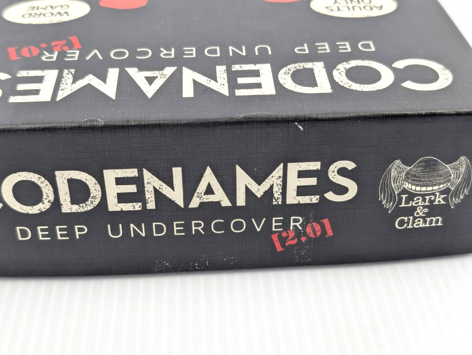 Codenames Deep Undercover 2.0 Adult Party Game 18+ Lark & Clam NEW OPEN BOX
