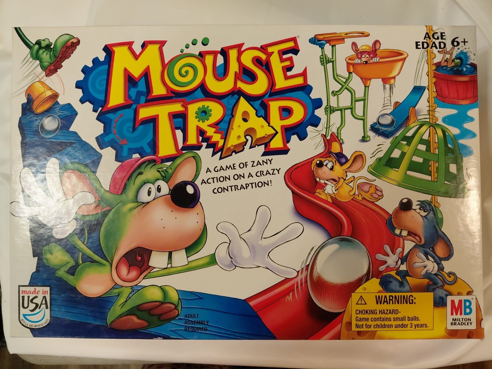 Mouse Trap Board Game; Classic Kids Family Game Night; Rube Goldberg Game
