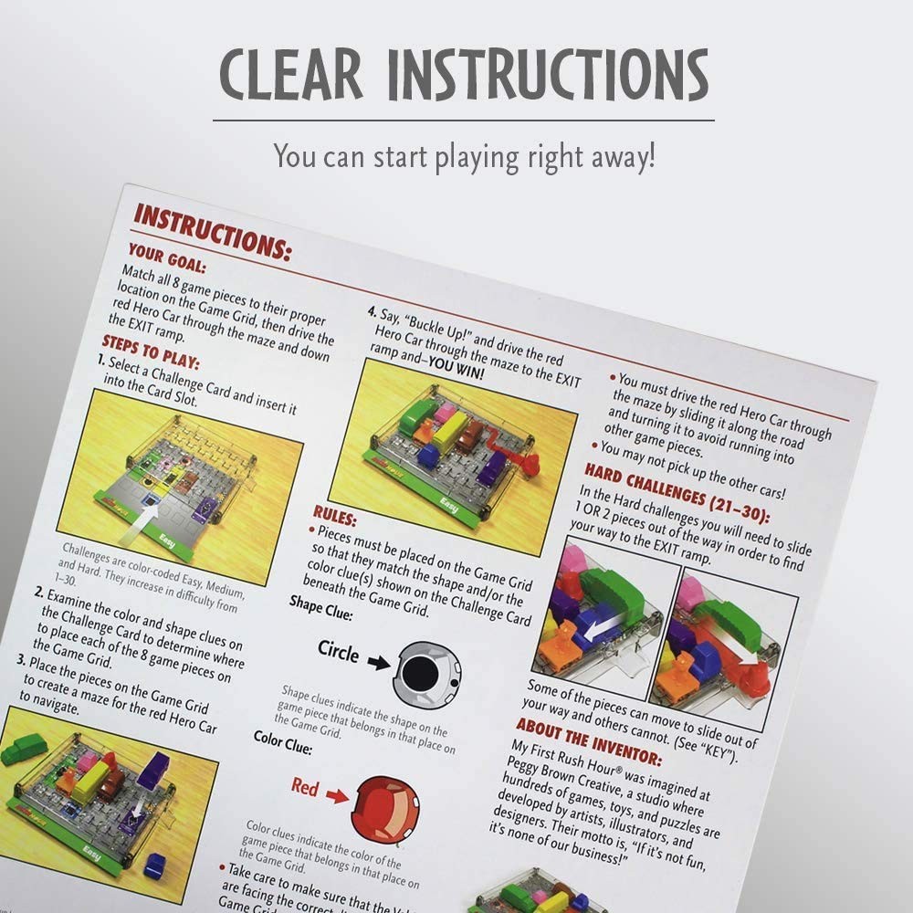 My First Rush Hour – Engaging Game for | Stimulating STEM | Enhances Logic, M…