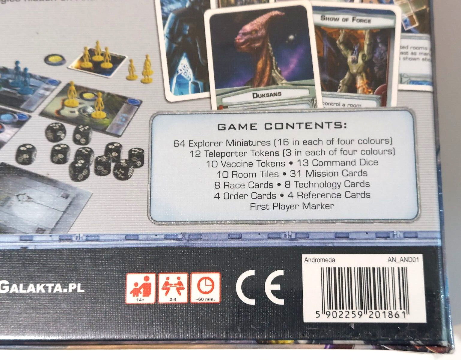 NEW & SEALED 2015 Galakta Andromeda Strategy Interactive Multi-Player Board Game