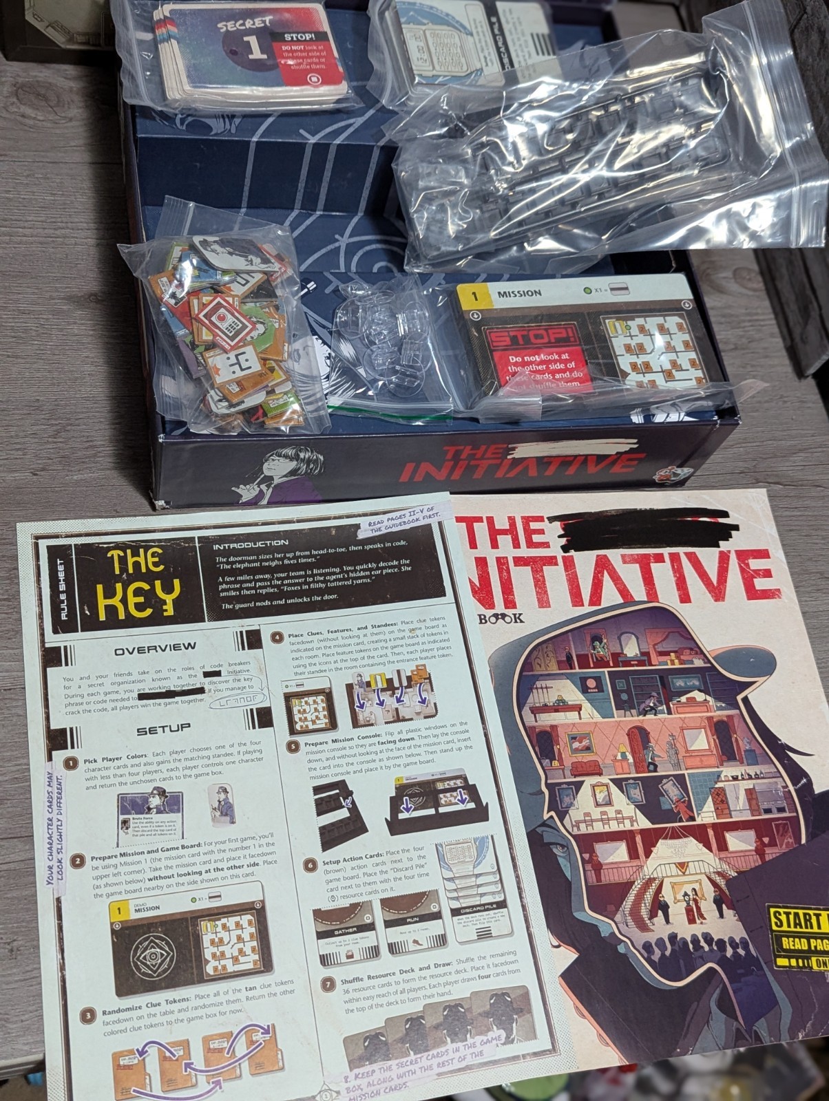 Unexpected Games The Initiative Cooperative Game Board 100% Complete