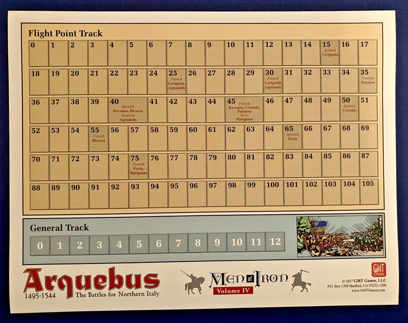 Arquebus: The Battles for Northern Italy, 1495-1544 (GMT Games)