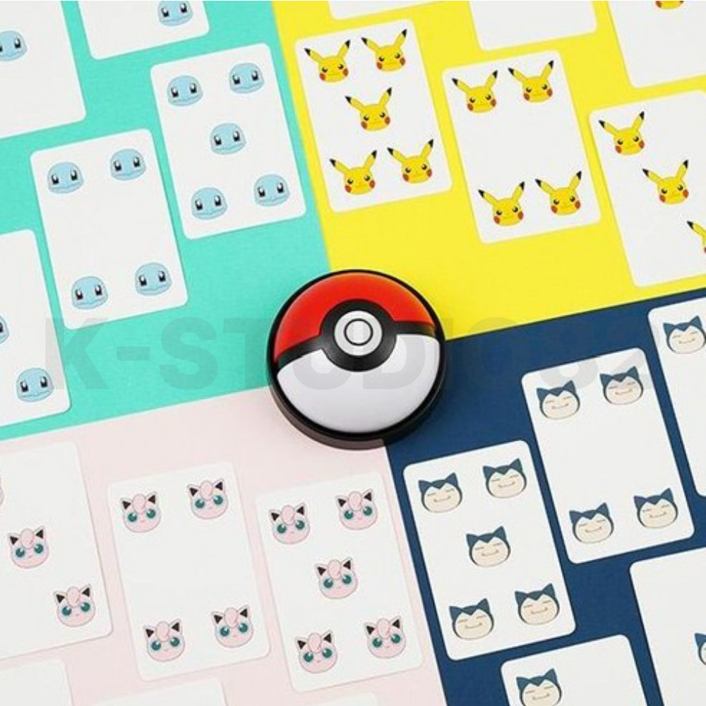 Halli Galli Pokemon Board Game Card Party Family Game 2-6 Players Korea MixColor
