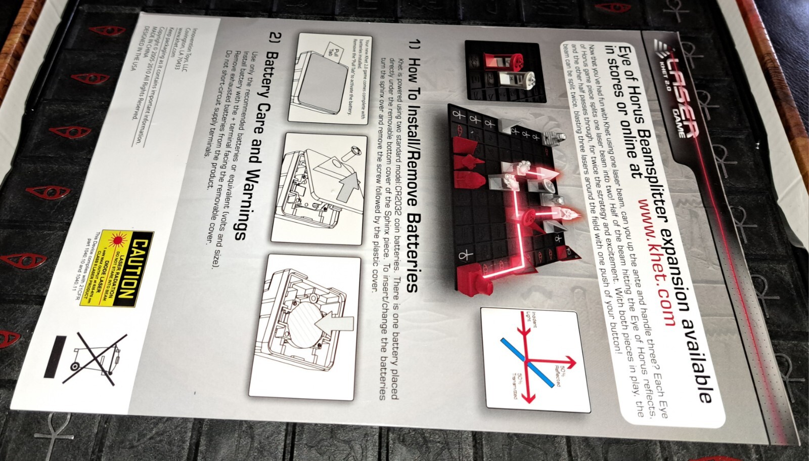 Innovention Toys Laser Game – KHET 2.0 Board Game – MENSA Select Award