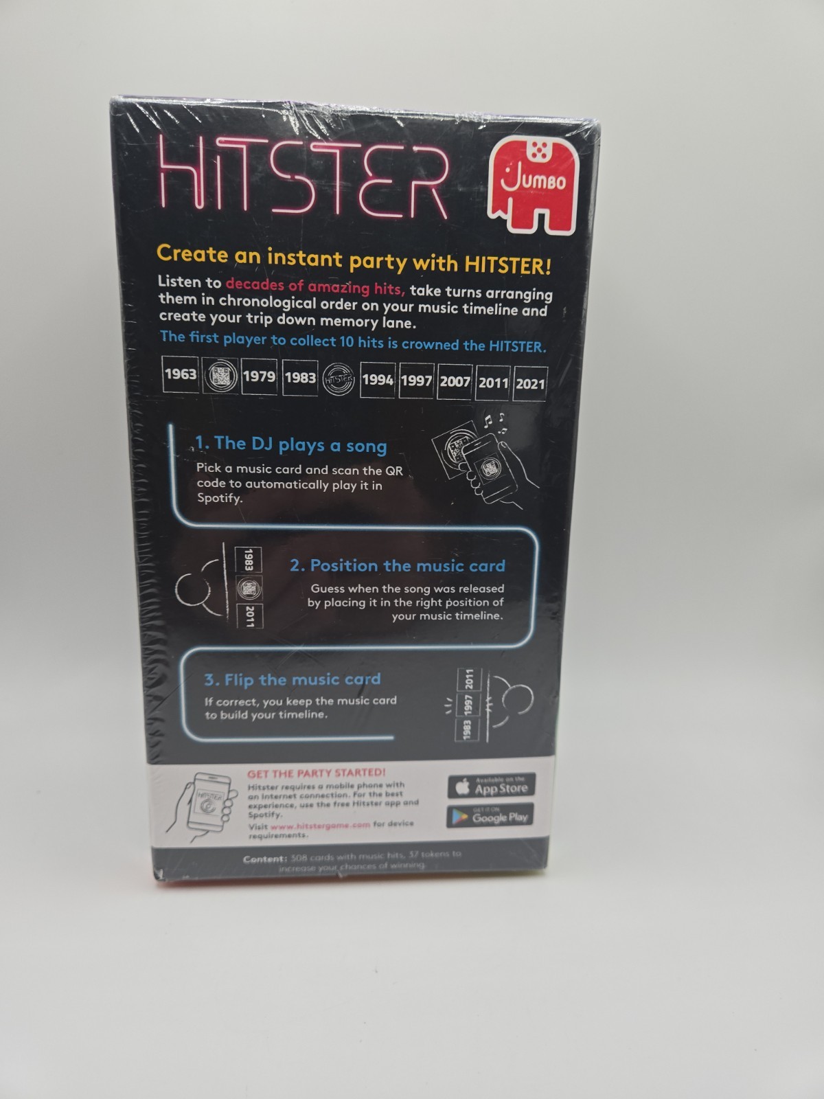 New/Sealed Hitster Music Game: Perfect for Adult & Family Game Nights Free Ship