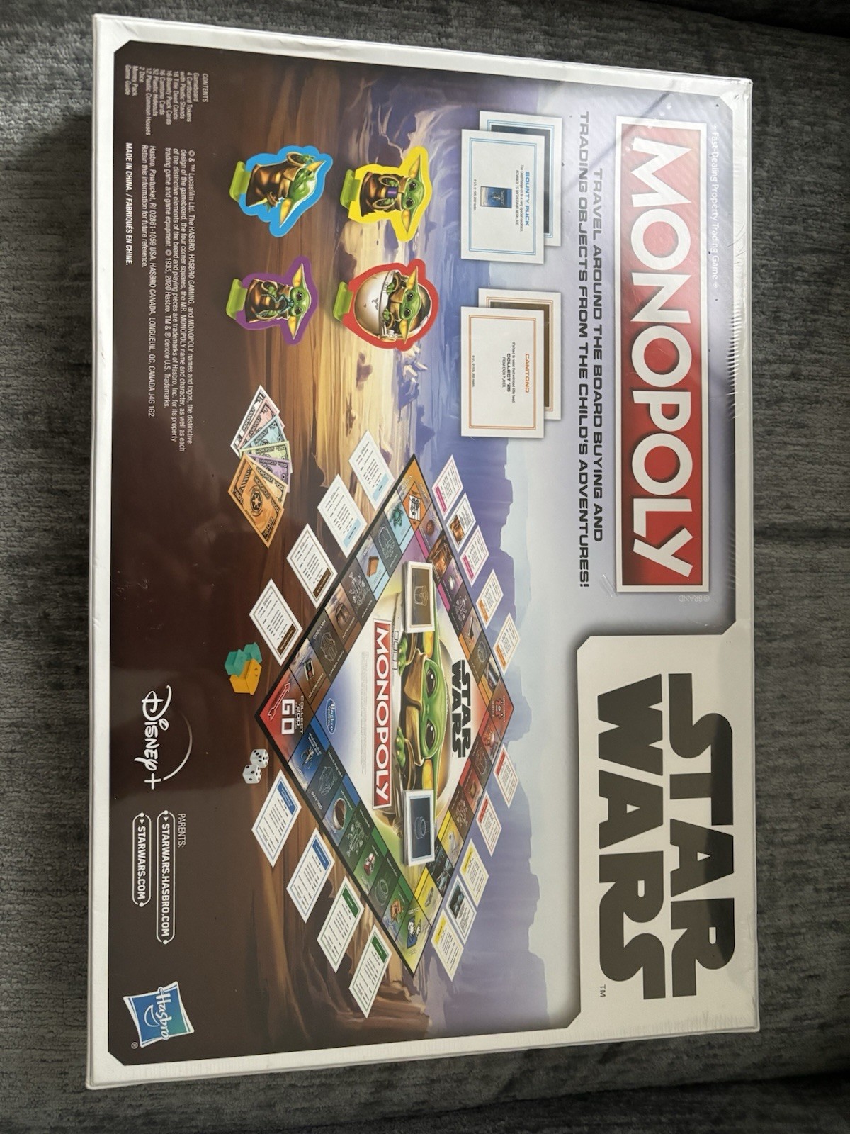 Monopoly: Star Wars Baby Yoda (Grogu) Edition Board Game Disney Mandalorian