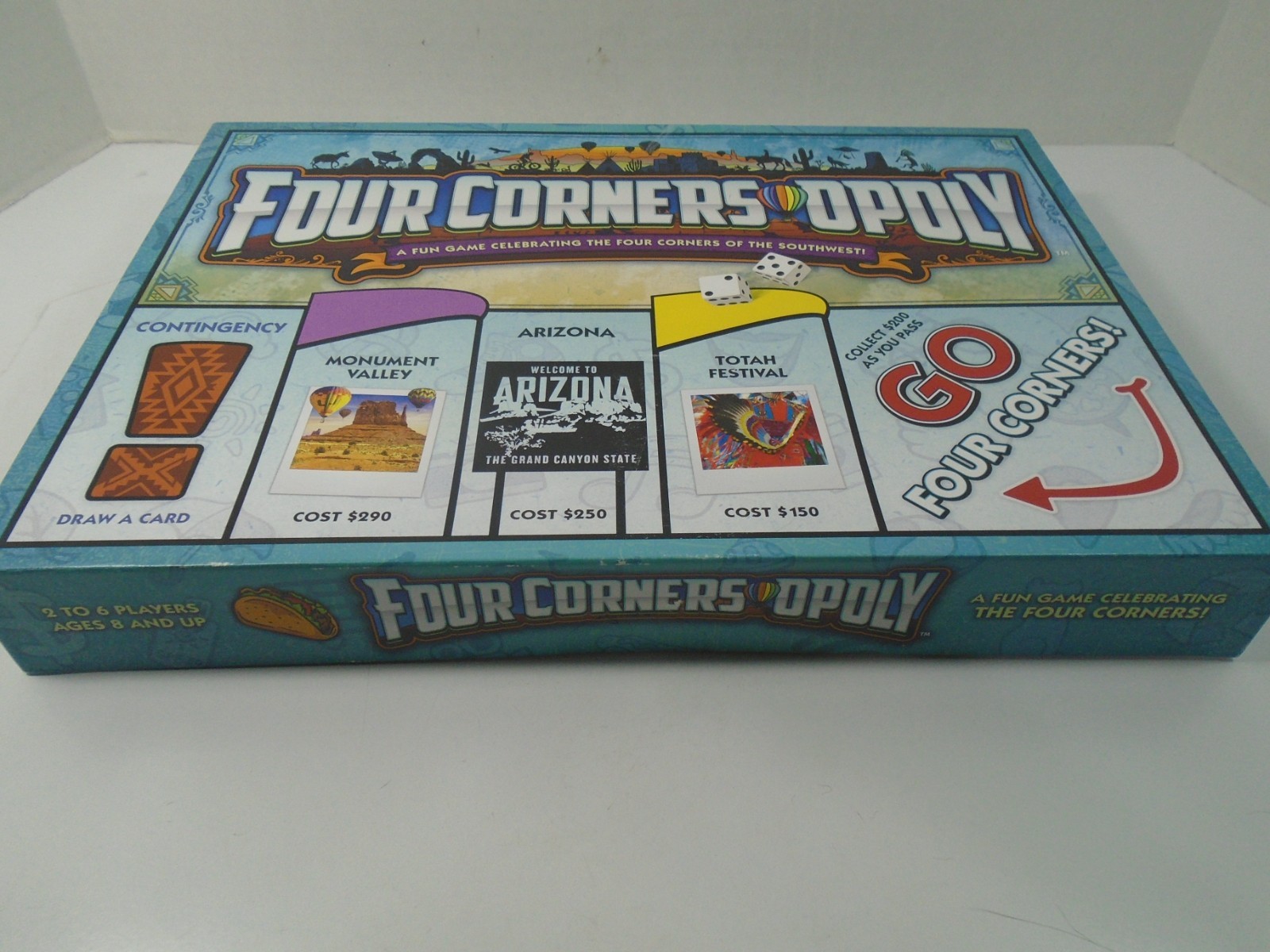 LATE FOR THE SKY–FOUR CORNERS-OPOLY–MONOPOLY BOARD GAME (NEW)